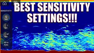BEST Sensitivity Settings For Raymarine Element & Axiom Fish Finders