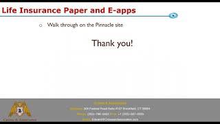 Life Insurance IGO E apps and paper applications