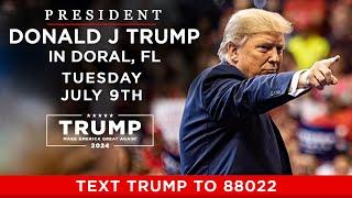 LIVE President Trump in Doral #florida