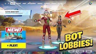 How To Get BOT LOBBIES In Fortnite Chapter 5 Season 2 Bot Lobby Tutorial