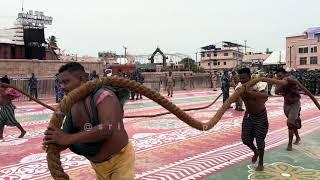 Chariot Chariots Pulling Visual from Ratha Khala to near Lions gate  Ratha yatra 2024 