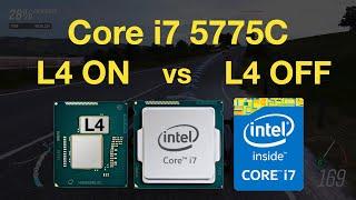 Power of L4 Cache on FPS i7 5775C L4 On vs Off with RTX 2060 Super Gaming Test - 1080p in 6 Games