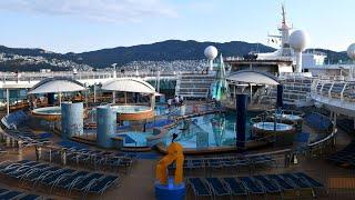 Royal Caribbean Voyager of the Seas Outside  Exterior Guided Walking Tour 4k