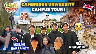 AKHIRNYA WASEDABOYS KE CAMBRIDGE UNIVERSITY CAMPUS TOUR NAIK KAPAL?  WORLD TRIP 64