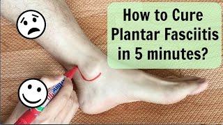 How To Cure Plantar FasciitisHeel Pain in 5 minutes?如何在五分鐘內解決足底筋膜炎？ Chinese Therapy