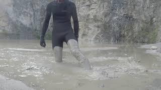Christmas mudding with full wetsuit Part 1
