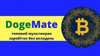 Як отримати криптовалюту безкоштовно?Заробіток без вкладень Dogemate- Огляд крана виведення коштів.