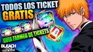 TODOS LOS TICKETS GRATIS 5 ESTRELLAS 6 ESTRELLAS PEROSNAJES Y ACCESORIOS Bleach Brave Souls