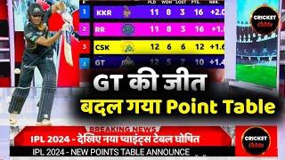 IPL 2024 Points Table Today - Points Table IPL 2024  After GT Win Vs Csk  Before MI Vs KKR Match