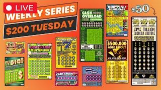 WEEKLY SERIES $200 TUESDAYSCRATCHING LOTTERY TICKETS DURING MY LIVESTREAM