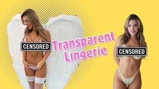TRANSPARENT SETS Walking around in lingerie  Marie Dee