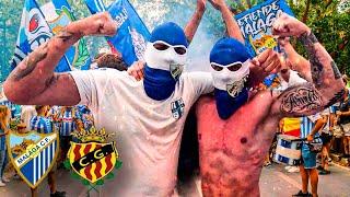 Así VIVE una FINAL la HINCHADA del MALAGA  Frente Bokerón