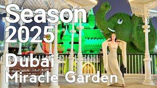 Dubai 4K Amazing Miracle Garden New Season 2025 Walking Tour 