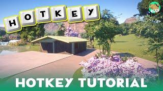 Hotkey Tutorial Planet Zoo - How to use Shortcuts 