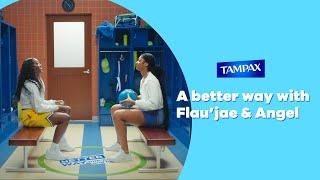 Flaujae Johnson and Angel Reese Talk Periods and Tampons with Tampax