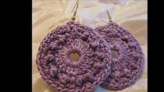 Modelos de aretes y collares tejidos a crochet
