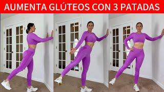 Aumenta Masa Muscular en Glúteos con 3 Patadas  3 SUPER EJERCICIOS para glúteos grandes y redondos