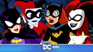 Batgirl and Harley Quinn  Classic Batman Cartoons  @dckids