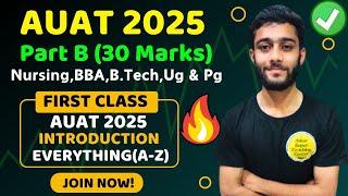 Class 01 Free Demo Class for AUAT 2025 Part B ABC Center