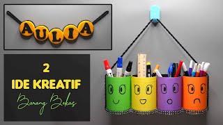 2 Ide Kreatif dari Barang Bekas  Kreasi Kaleng Bekas  Best Out Of Waste