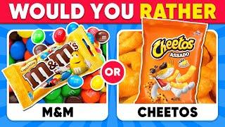 Would You Rather Food and Drink Edition   Daily Quiz