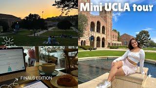 UCLA Tour ️️  Dining halls dorm tour finals week edition