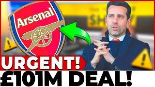 URGENT ARSENAL SURPASSES CHELSEA AND IS CLOSE TO SIGNING THE £101M STRIKER Arsenal News