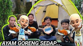 DRAMA 24 JAM CAMPING DIDEPAN RUMAH BERSAMA UPIN DAN IPIN  Mikael TubeHD