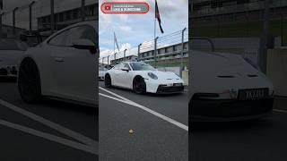 Listen to the Porsches Roar from the Pit Lane #porsche #porsche911 #911gt3 #gt3 #gt4 #911 #992gt3