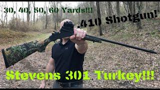 Savage - Stevens 301 Turkey 410 Shotgun Can it cut ole Thunder Chickens head off at 50+ yards??