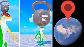 Gummigoo VS 1000 kg on Google Earth The Amazing Digital Circus