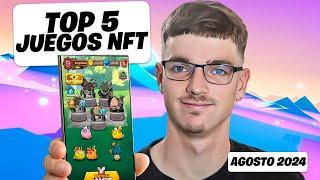 TOP 5 MEJORES JUEGOS NFT PARA GANAR DINERO  Agosto 2024