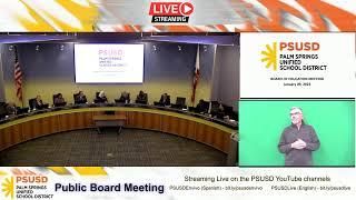 PSUSD Board Meeting 1.9.2024