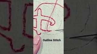 Basic Embroidery Outline Stitch