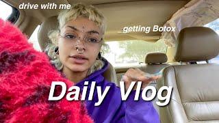 Daily vlog getting Botox drive with me being a boring adult