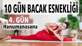 4. Gün Hanumanasana Şpagat  10 Günlük Bacak Esnekliği Yolculuğu