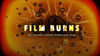 Film Burns Pack  Super8 16mm 35mm Textures