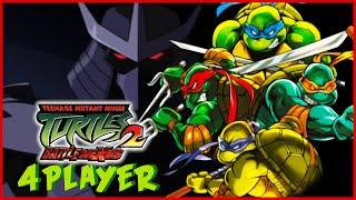 Teenage Mutant Ninja Turtles 2 Battle Nexus HD  4 Players Co-op Cinematic  Playthrough