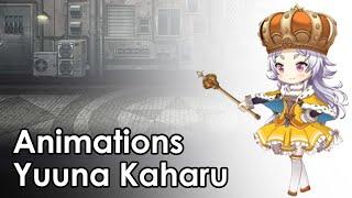 Yuuna Kaharu - Battle Animations