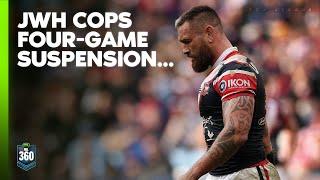 Does the system NEED to change? JWH cops ban after loading of charges  NRL 360  Fox League