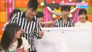 Japanese Girls Try to Blow a Cockroach Into Others Mouth Japanese Game Show