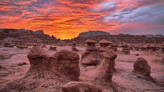 The Strangest and Most Beautiful Place  Goblin Valley Utah  Drone Footage and Music