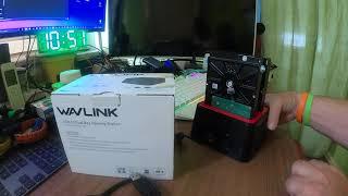 WAVLINK USB 3 0 auf SATA 1 2 3  Dual Bay Externe Festplattendocking Station Klonstation