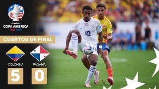 Copa América 2024  Colombia 5-0 Panamá  Cuartos de Final