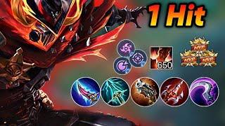 ALDOUS 1 HIT BUILD FULL DAMAGE 650 STACK + NEW ITEM SKY PIERCER IN NEW UPDATEALDOUS BEST BUILD 2024