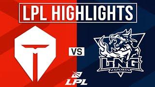 TES vs LNG Highlights ALL GAMES  LPL 2024 Summer Playoffs  Top Esports vs LNG Esports