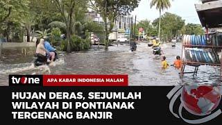 Intensitas Hujan Tinggi Sejumlah Wilayah di Pontianak Banjir  AKIM tvOne