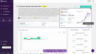 WiseAnalyze Precision Swing Trade with DCA Strategy