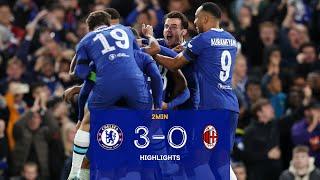 Chelsea 3-0 AC Milan  UEFA Champions League Highlights