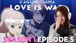 chika RAISED that boy  Kaguya-sama Love Is War Season 1 Episode 5 Reaction